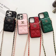 Card Holder Embroidered Phone Case for iphone