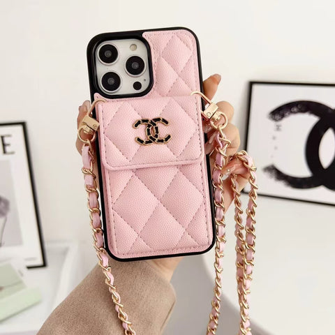 Card Holder Embroidered Phone Case for iphone